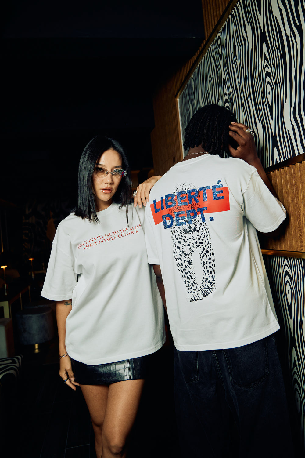 Glitter Cheetah Oversized Tshirt