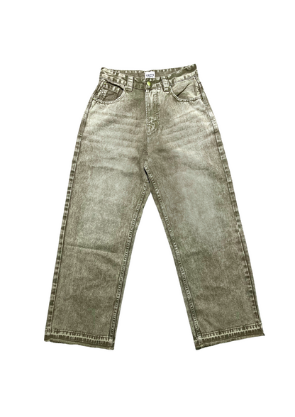 LD Brown Washed Denim Pants (UNISEX)