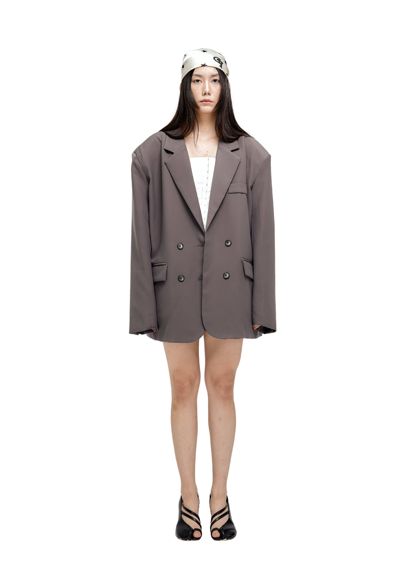 UNISEX Oversized Grey Blazer
