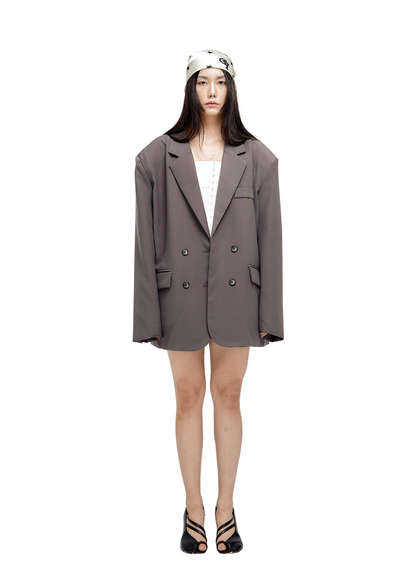 UNISEX Oversized Grey Blazer