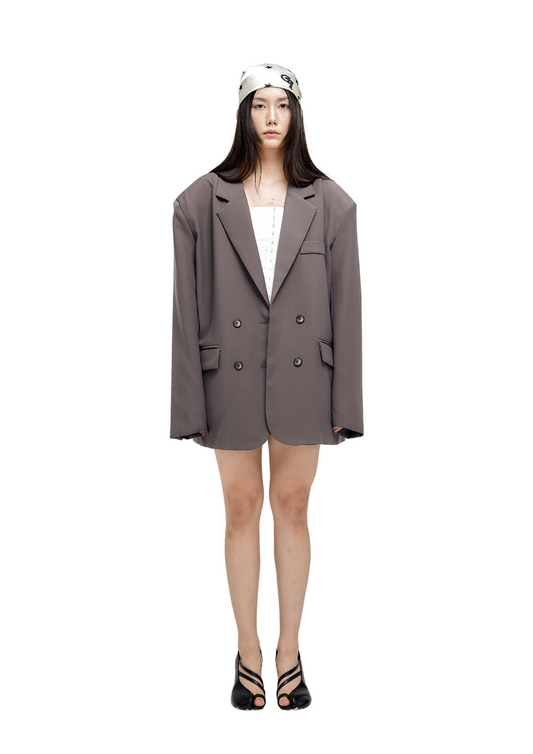 UNISEX Oversized Grey Blazer