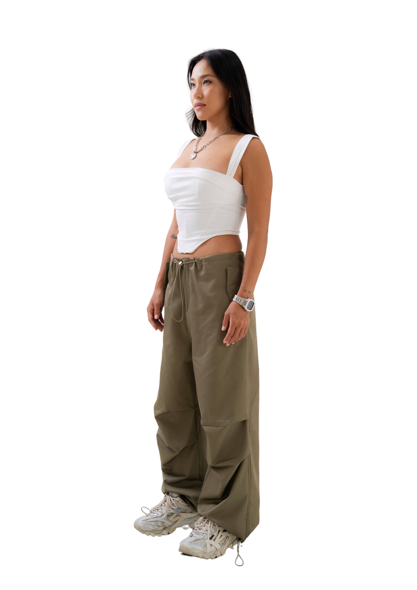 LD Khaki Green Cargo Pants (UNISEX)