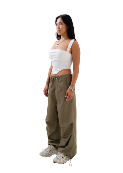 LD Khaki Green Cargo Pants (UNISEX)