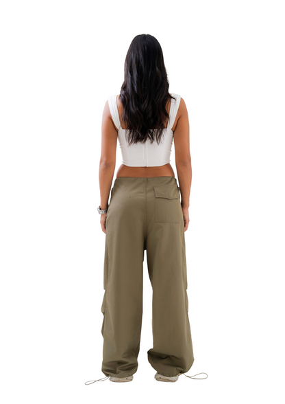 LD Khaki Green Cargo Pants (UNISEX)