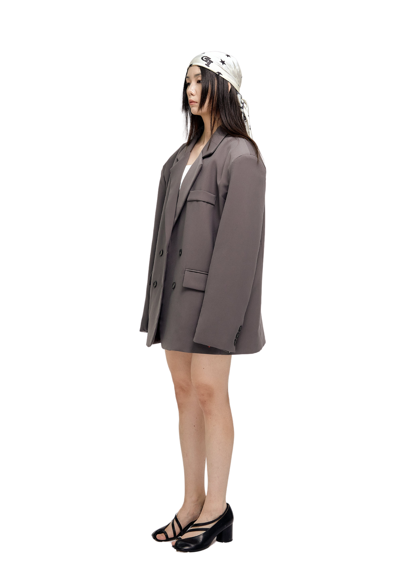 UNISEX Oversized Grey Blazer