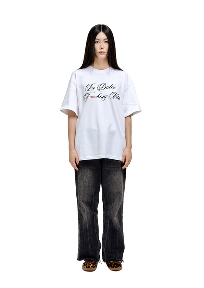 La Dolce F**king Vita Oversized T-Shirt