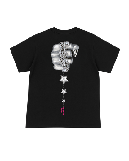 Crystal Fist Oversized T-Shirt