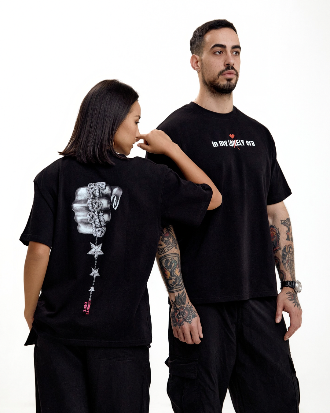 Crystal Fist Oversized T-Shirt