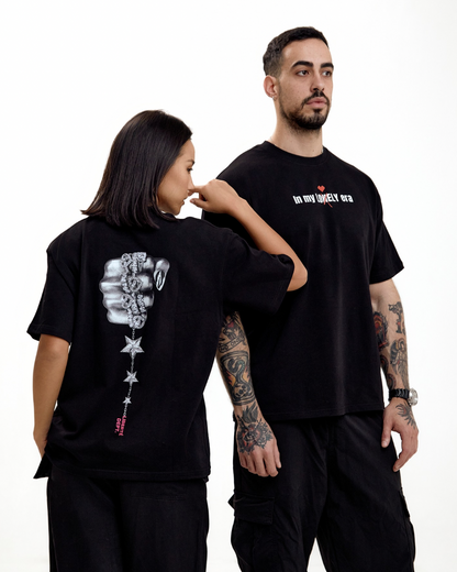 Crystal Fist Oversized T-Shirt