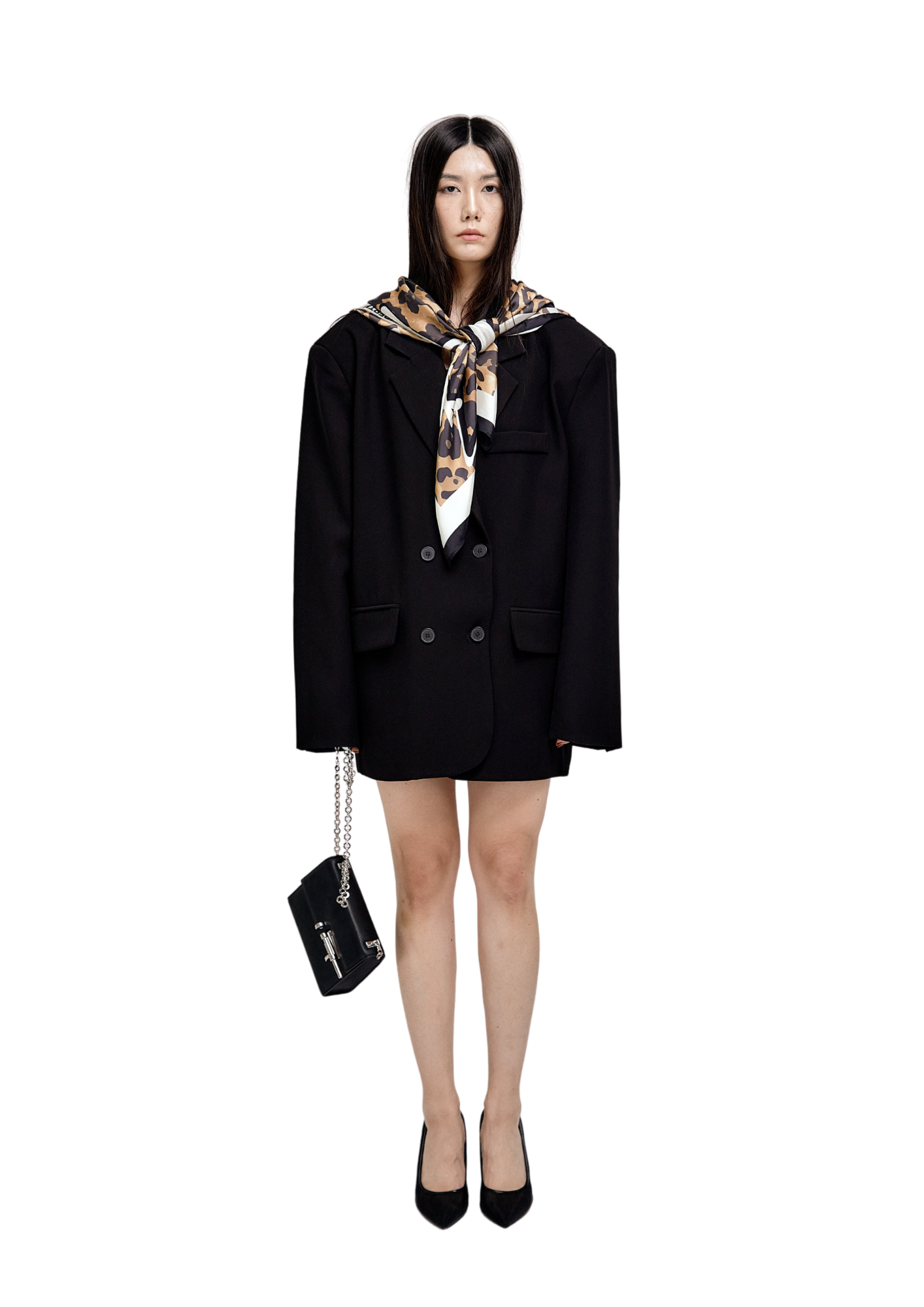 UNISEX Oversized Black Blazer