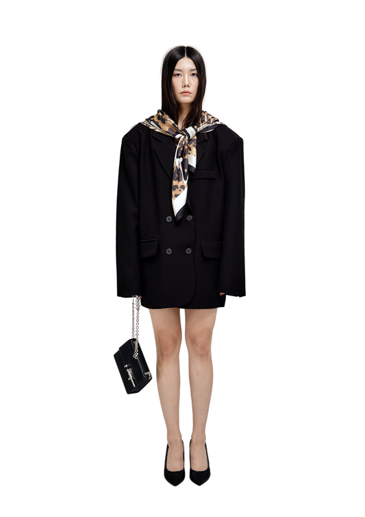 UNISEX Oversized Black Blazer