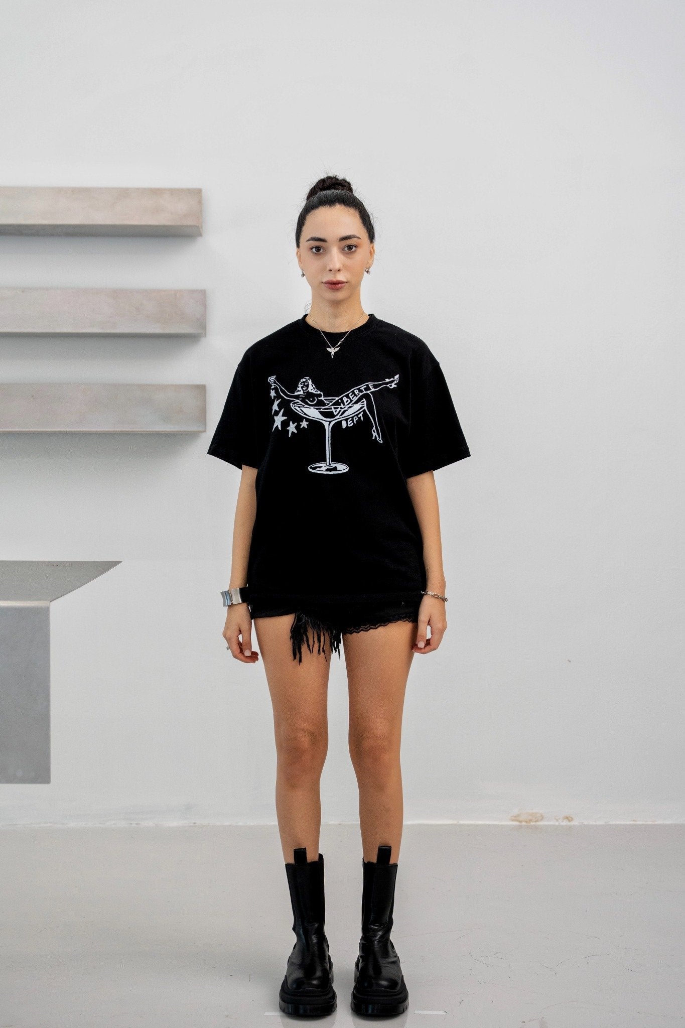 Sparkling Martini Oversized Tshirt