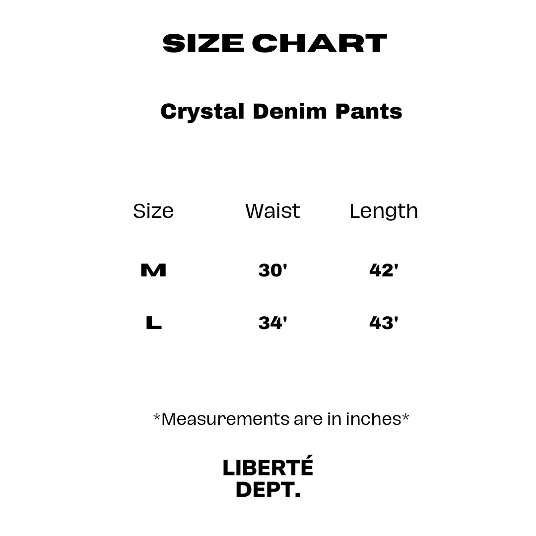 Crystal Denim Pants