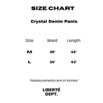 Crystal Denim Pants
