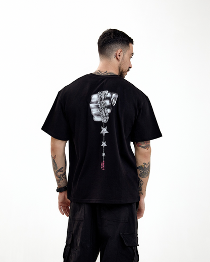 Crystal Fist Oversized T-Shirt