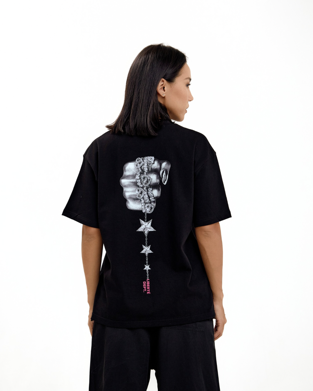 Crystal Fist Oversized T-Shirt