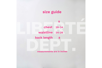 Fitted White Corset Top