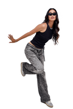 Crystal Denim Pants