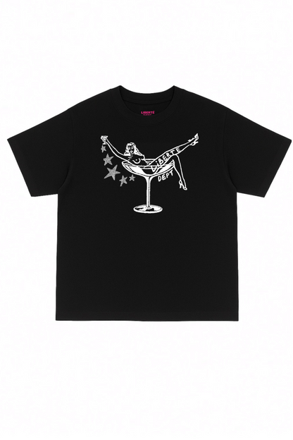 Sparkling Martini Oversized Tshirt