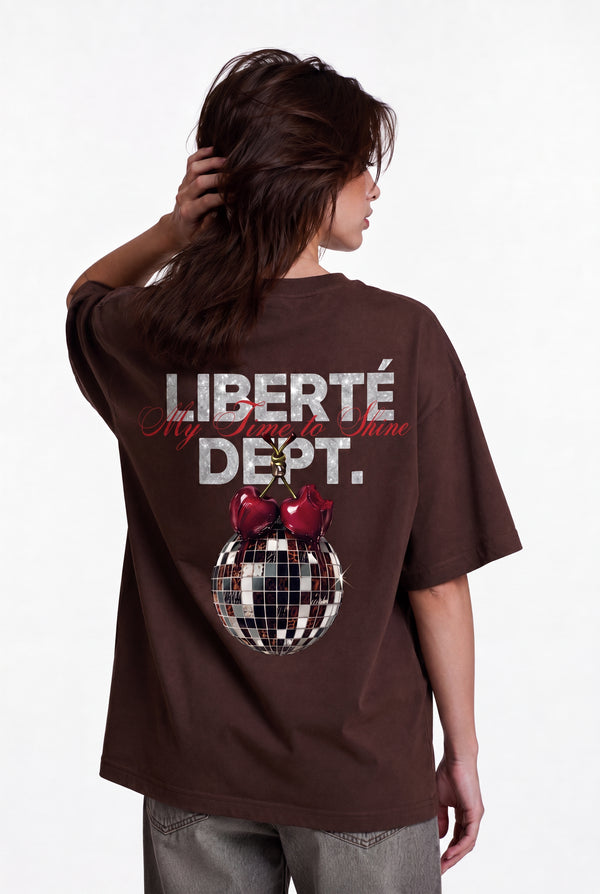 Disco Cherry Oversized Tshirt
