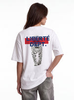 Glitter Cheetah Oversized Tshirt